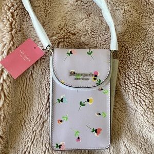NWT Kate Spade Wildflower Flap Phone Crossbody